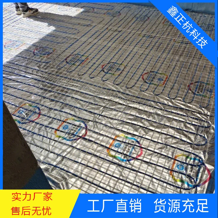 杭州200平门市电地暖安装施工现场